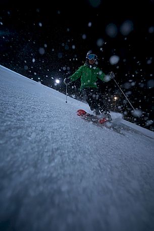 Ski by night - Monte Lussari